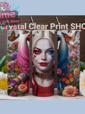 Harley Quinn 20oz Stainless Steel Tumbler